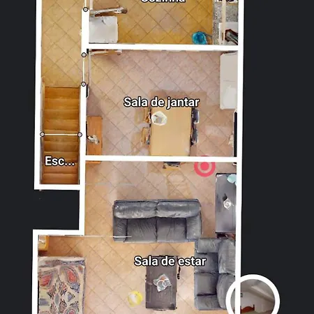 Moradia V2 - 200M Da Praia Da Oura - Santa Eulalia Apartmán