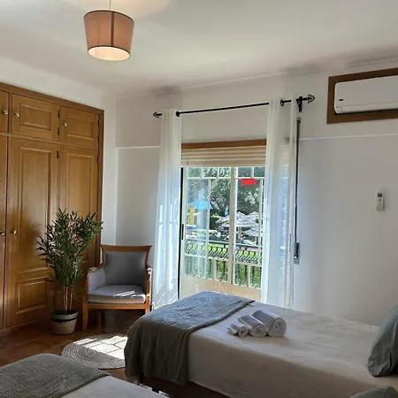 Moradia V2 - 200M Da Praia Da Oura - Santa Eulalia Apartmán *