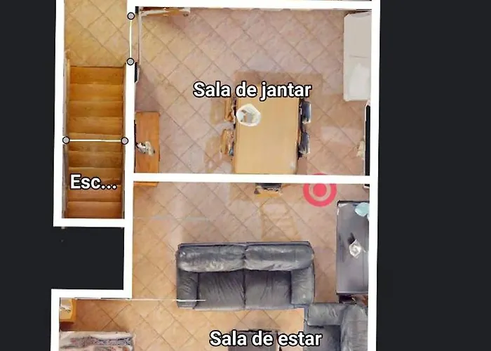 Moradia V2 - 200m Da Da Oura - Santa Eulalia Apartment